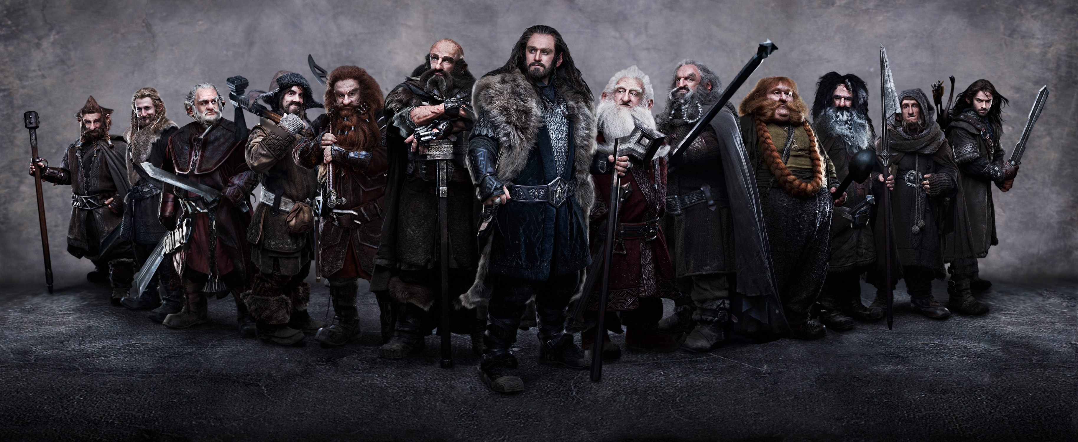 All 13 Dwarves Peter Jackson THE HOBBIT AN UNEXPECTED JOURNEY